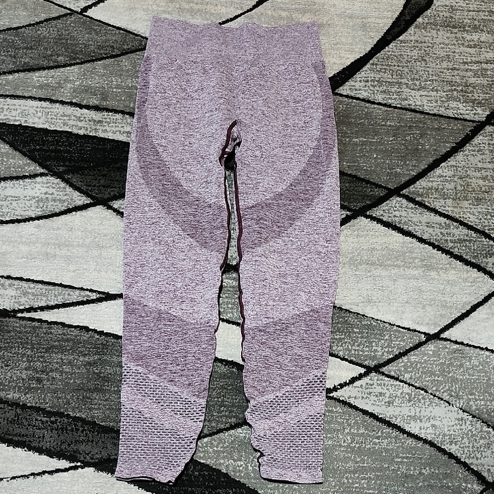 VS PINK 2019 SEAMLESS HIGH-RISE MESH HEATHERED GRADIENT LEGGINGS